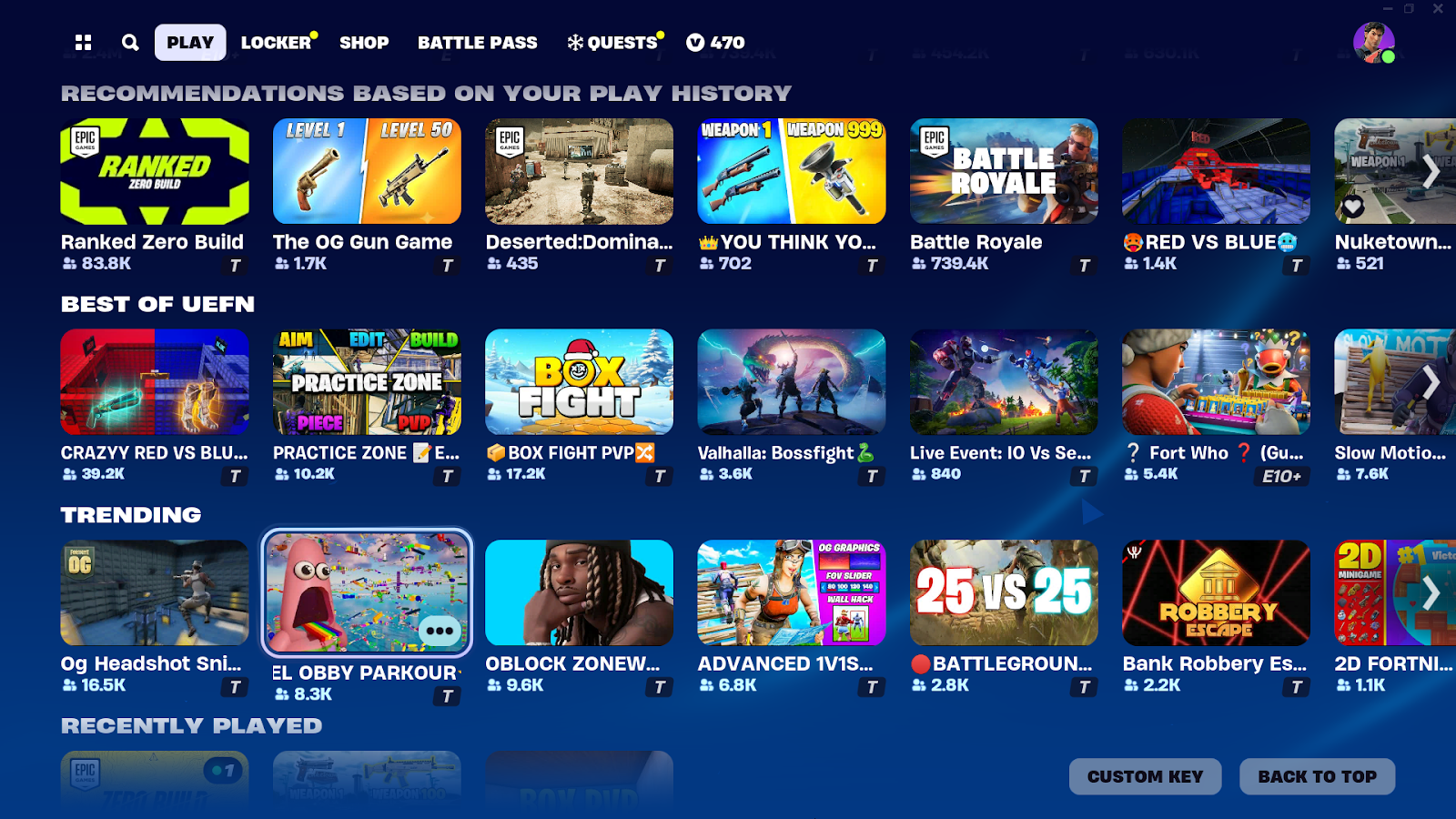 With UEFN, Fortnite has a wide variety of games to play.